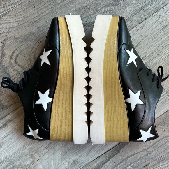 Stella McCartney Elyse Star Platform Wedge Shoes - Picture 4 of 10